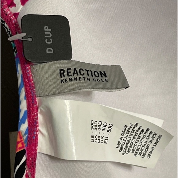 NEW Kenneth Cole Bathing Suit Top Size 36D **NWT** - Picture 4 of 5